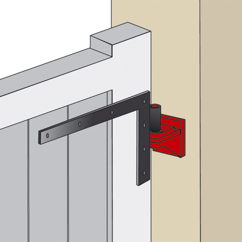 Gond De Portail Sceller Cupro Aluminium Afbat