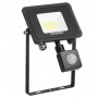 Projecteur LED extra-plat avec capteur START Flood IP65 27W 3000lm 840 PIR Noir 4000K SYLVANIA