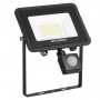 Projecteur LED extra-plat avec capteur START Flood IP65 43W 5000lm 840 PIR Noir 4000K SYLVANIA