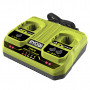 Chargeur double RC18240G 18V ONE+ RYOBI