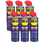 Lot de 6 aérosols Produit Multifonction Spray Double Position 500ml WD-40