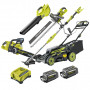 Pack Jardin 36V RYOBI : RY36LMX51A + RBC36X26BG2-0 + RY36BLB-0 + RHT36B61R + RY36CSX35A-0 + 2 batt 36V MaxPower 6,0Ah