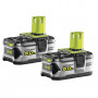 Lot de 2 Batteries IntelliCell RB18L50G 18V ONE+ 5,0Ah RYOBI