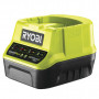 Pack énergie 18V ONE+ : Chargeur rapide RC18120 + Batterie IntelliCell RB18L25G 2,5Ah RYOBI