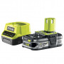 Pack énergie 18V ONE+ : Chargeur rapide RC18120 + Batterie IntelliCell RB18L25G 2,5Ah RYOBI