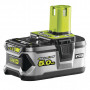 Pack énergie 18V ONE+ : Chargeur rapide RC18120 + Batterie IntelliCell RB18L50G 5,0Ah RYOBI