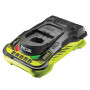 Pack énergie 18V ONE+ : Chargeur rapide RC18150 + 2 Batteries RB1850XG 5,0Ah RYOBI