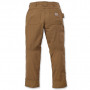 Pantalon de travail double front stretch Steel Rugged marron CARHARTT