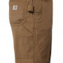 Pantalon de travail double front stretch Steel Rugged marron CARHARTT