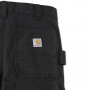 Pantalon de travail double front stretch Cotton Duck noir CARHARTT