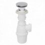 Bonde et siphon de lavabo quick-clac