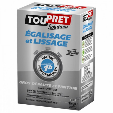 Enduit de lissage en poudre Toupret 1kg, Peinture et décoration