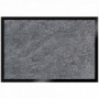 Tapis ultra absorbant effet velours Soft gris 40x60cm