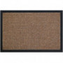 Tapis grattoir Impact 40x60 cm marron avec carrés