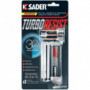 Colle bi-composants TURBO RESSIT seringue 10g SADER