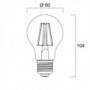 Ampoule led STD E27 840 7W  égal à  60W Cla fil SYLVANIA