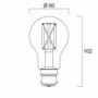 Ampoule led STD B22 827 4,5W  égal à  40W Sat fil SYLVANIA