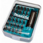 Perceuse visseuse à percussion Makita 18V 62Nm DHP482 + 1 batt 3 Ah + 30 embouts de vissage + porte-embout magnétique