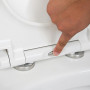 Abattant WC ARremix - frein de chute - pvc blanc