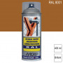 Peinture aérosol RAL 8001 Brun terre de Sienne brillant 400ml MOTIP