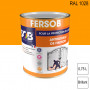 Peinture professionnelle Antirouille Fersob RAL 1028 Jaune melon brillant 0,75L SOB PEINTURES