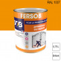 Peinture professionnelle Antirouille Fersob RAL 1037 Jaune soleil brillant 0,75L SOB PEINTURES