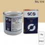 Peinture professionnelle PU ANTICO bi-composant RAL 1014 Ivoire 1Kg (laque + durcisseur) SOB PEINTURES