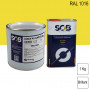 Peinture professionnelle PU ANTICO bi-composant RAL 1016 Jaune soufre 1Kg (laque + durcisseur) SOB PEINTURES