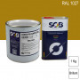 Peinture professionnelle PU ANTICO bi-composant RAL 1027 Jaune curry 1Kg (laque + durcisseur) SOB PEINTURES