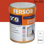 Peinture professionnelle Antirouille Fersob RAL 2002 Orangé sang brillant 3L SOB PEINTURES