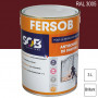 Peinture professionnelle Antirouille Fersob RAL 3005 Rouge vin brillant 3L SOB PEINTURES