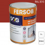 Peinture professionnelle Antirouille Fersob RAL 3013 Rouge tomate brillant 3L SOB PEINTURES