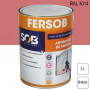 Peinture professionnelle Antirouille Fersob RAL 3014 Vieux rose brillant 3L SOB PEINTURES