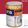 Peinture professionnelle Antirouille Fersob RAL 3027 Rouge framboise brillant 3L SOB PEINTURES