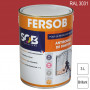 Peinture professionnelle Antirouille Fersob RAL 3031 Rouge oriental brillant 3L SOB PEINTURES