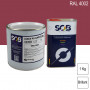 Peinture professionnelle PU ANTICO bi-composant RAL 4002 Violet rouge 1Kg (laque + durcisseur) SOB PEINTURES