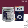 Peinture professionnelle PU ANTICO bi-composant RAL 4004 Violet bordeaux 1Kg (laque + durcisseur) SOB PEINTURES