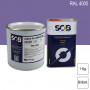 Peinture professionnelle PU ANTICO bi-composant RAL 4005 Lilas bleu 1Kg (laque + durcisseur) SOB PEINTURES