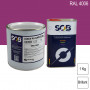 Peinture professionnelle PU ANTICO bi-composant RAL 4006 Pourpre signalisation 1Kg (laque + durcisseur) SOB PEINTURES