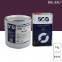 Peinture professionnelle PU ANTICO bi-composant RAL 4007 Violet pourpre 1Kg (laque + durcisseur) SOB PEINTURES