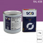 Peinture professionnelle PU ANTICO bi-composant RAL 4008 Violet de sécurité 1Kg (laque + durcisseur) SOB PEINTURES