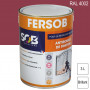 Peinture professionnelle Antirouille Fersob RAL 4002 Violet rouge brillant 3L SOB PEINTURES