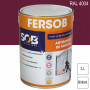 Peinture professionnelle Antirouille Fersob RAL 4004 Violet bordeaux brillant 3L SOB PEINTURES