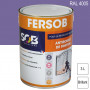 Peinture professionnelle Antirouille Fersob RAL 4005 Lilas bleu brillant 3L SOB PEINTURES