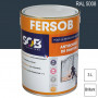 Peinture professionnelle Antirouille Fersob RAL 5008 Bleu gris brillant 3L SOB PEINTURES