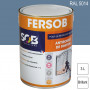 Peinture professionnelle Antirouille Fersob RAL 5014 Bleu pigeon brillant 3L SOB PEINTURES