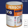 Peinture professionnelle Antirouille Fersob RAL 5022 Bleu nocturne brillant 3L SOB PEINTURES