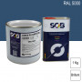 Peinture professionnelle PU ANTICO bi-composant RAL 5000 Bleu violet 1Kg (laque + durcisseur) SOB PEINTURES