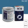 Peinture professionnelle PU ANTICO bi-composant RAL 5007 Bleu brillant 1Kg (laque + durcisseur) SOB PEINTURES