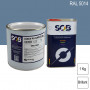 Peinture professionnelle PU ANTICO bi-composant RAL 5014 Bleu pigeon 1Kg (laque + durcisseur) SOB PEINTURES